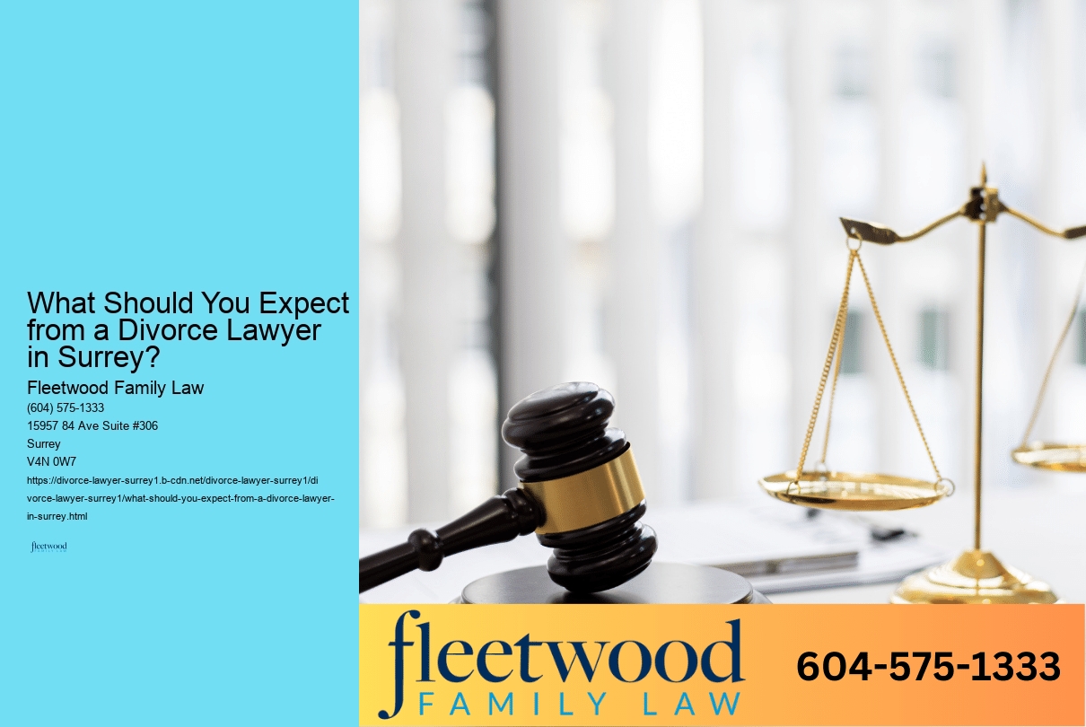 What Should You Expect from a Divorce Lawyer in Surrey? 